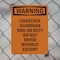 Signmission Livestock Guardian Dog On Duty OSHA Warning Sign, Plastic, 7in W x 10in L, 2PK OS-2PACK-WS-P-710-V-13307 - alternate 6